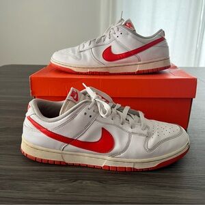 Nike dunk low retro se white and orange men’s 11.5